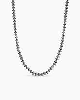 Armory® Necklace in Black Titanium with Diamonds, 7.5mm